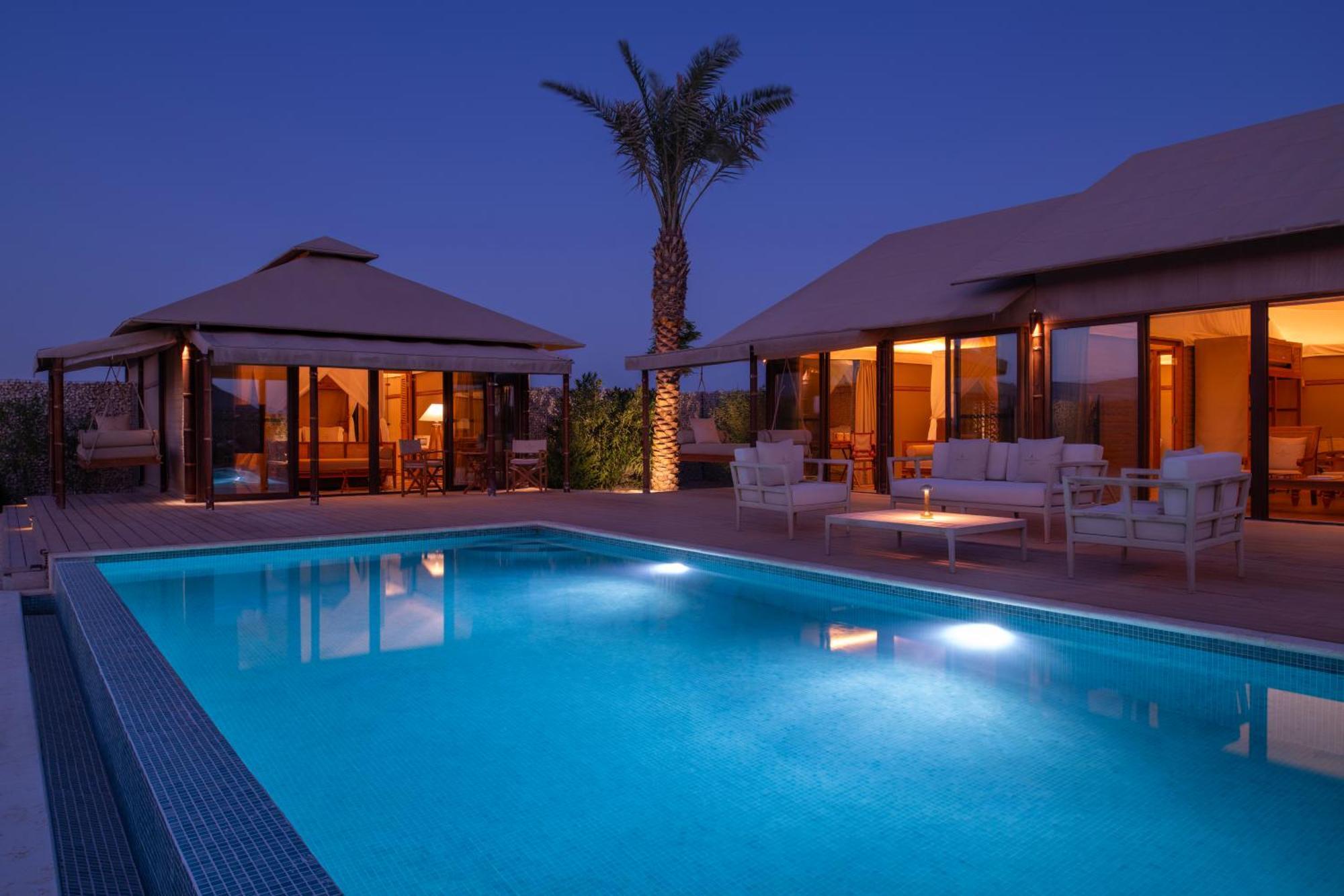 Hotel The Outpost Al Barari Camp Mesaieed Exterior foto