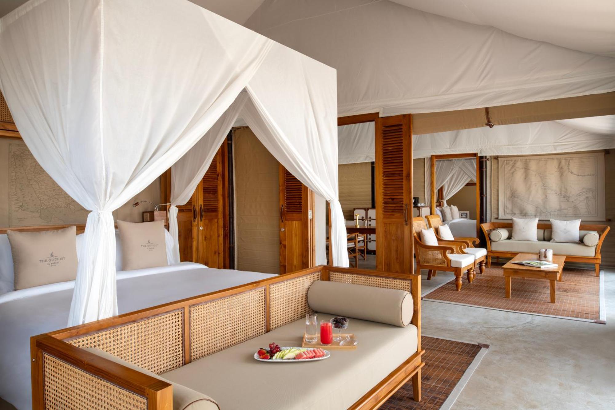 Hotel The Outpost Al Barari Camp Mesaieed Exterior foto