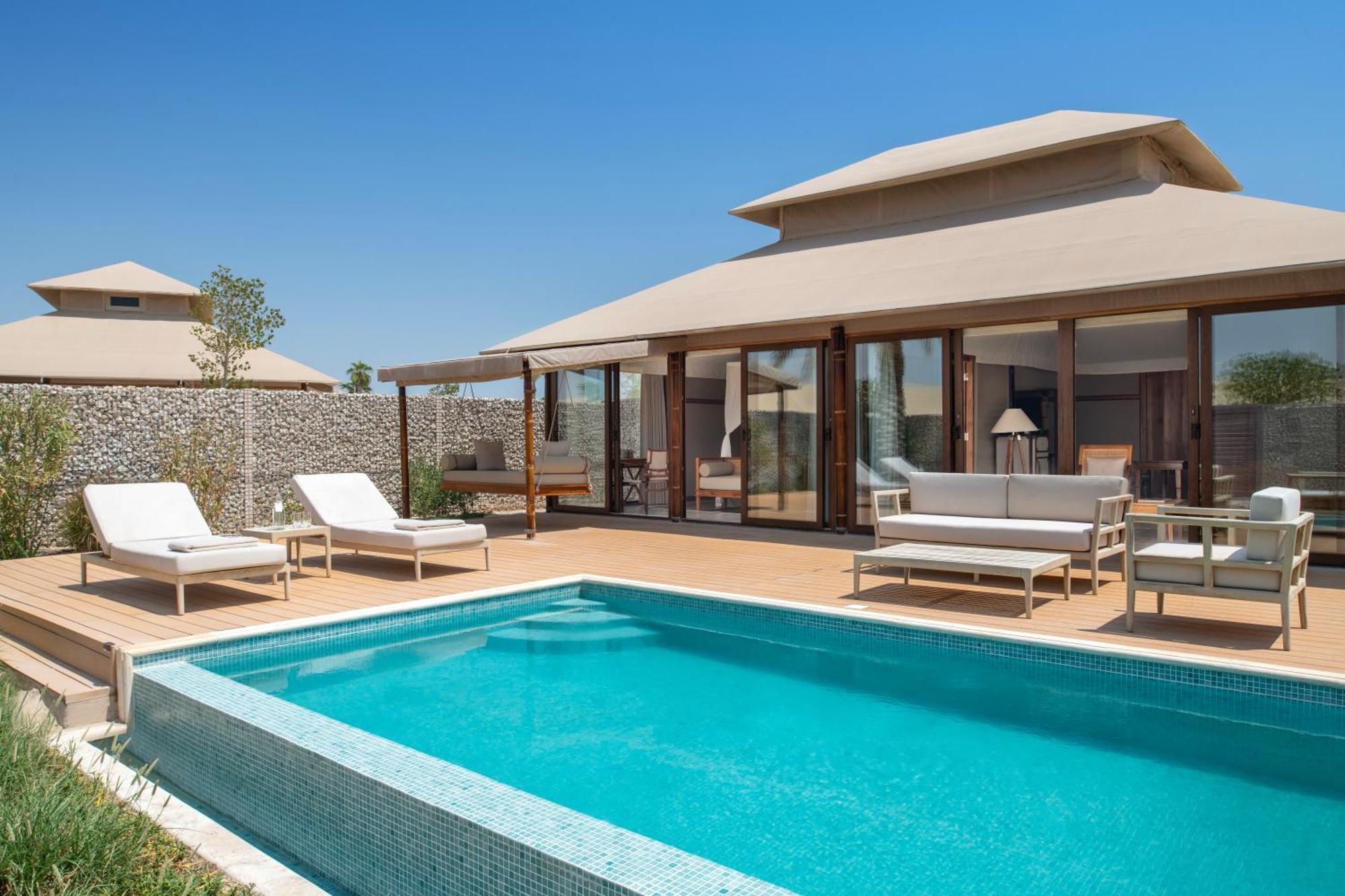 Hotel The Outpost Al Barari Camp Mesaieed Exterior foto