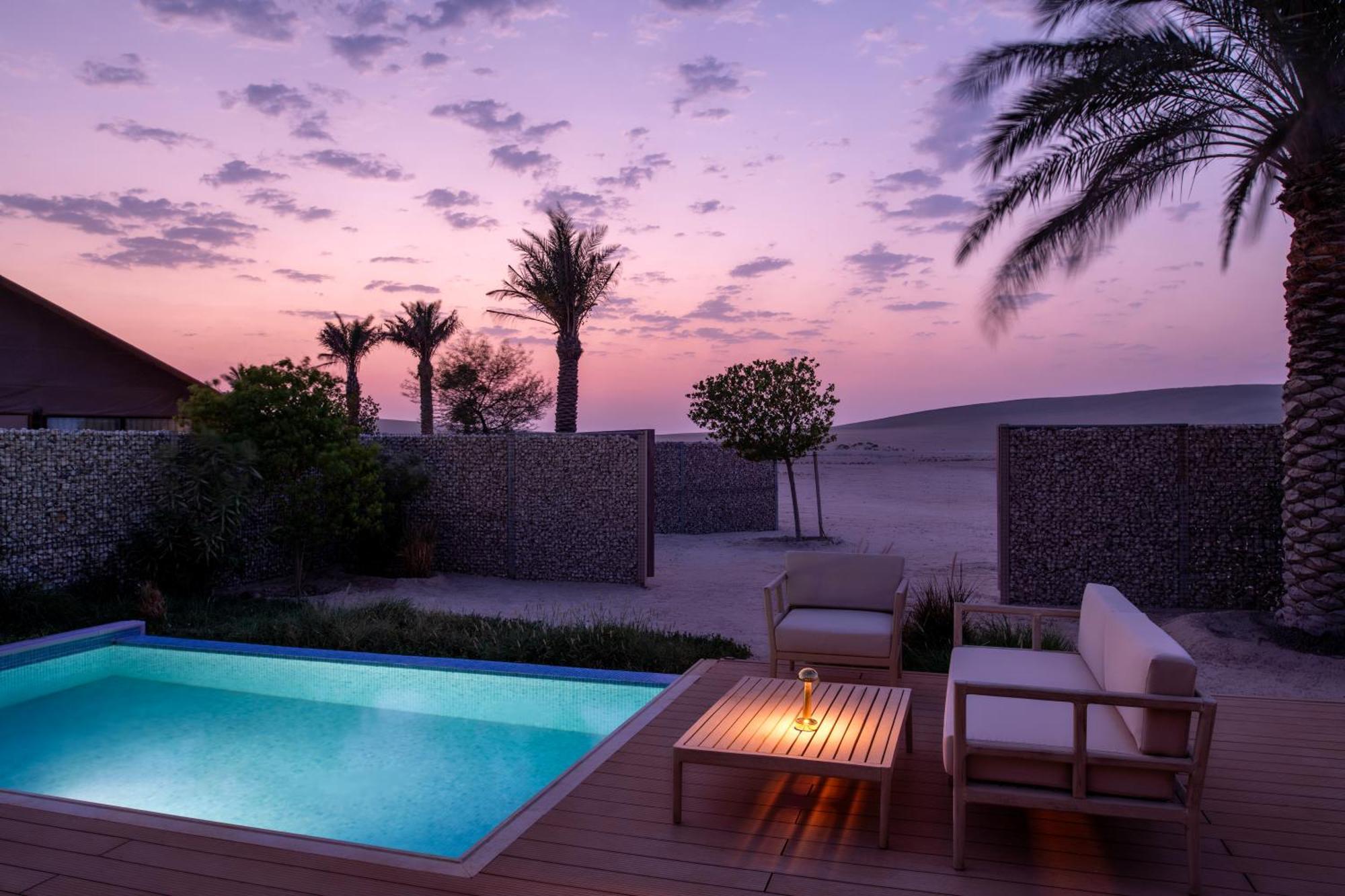 Hotel The Outpost Al Barari Camp Mesaieed Exterior foto