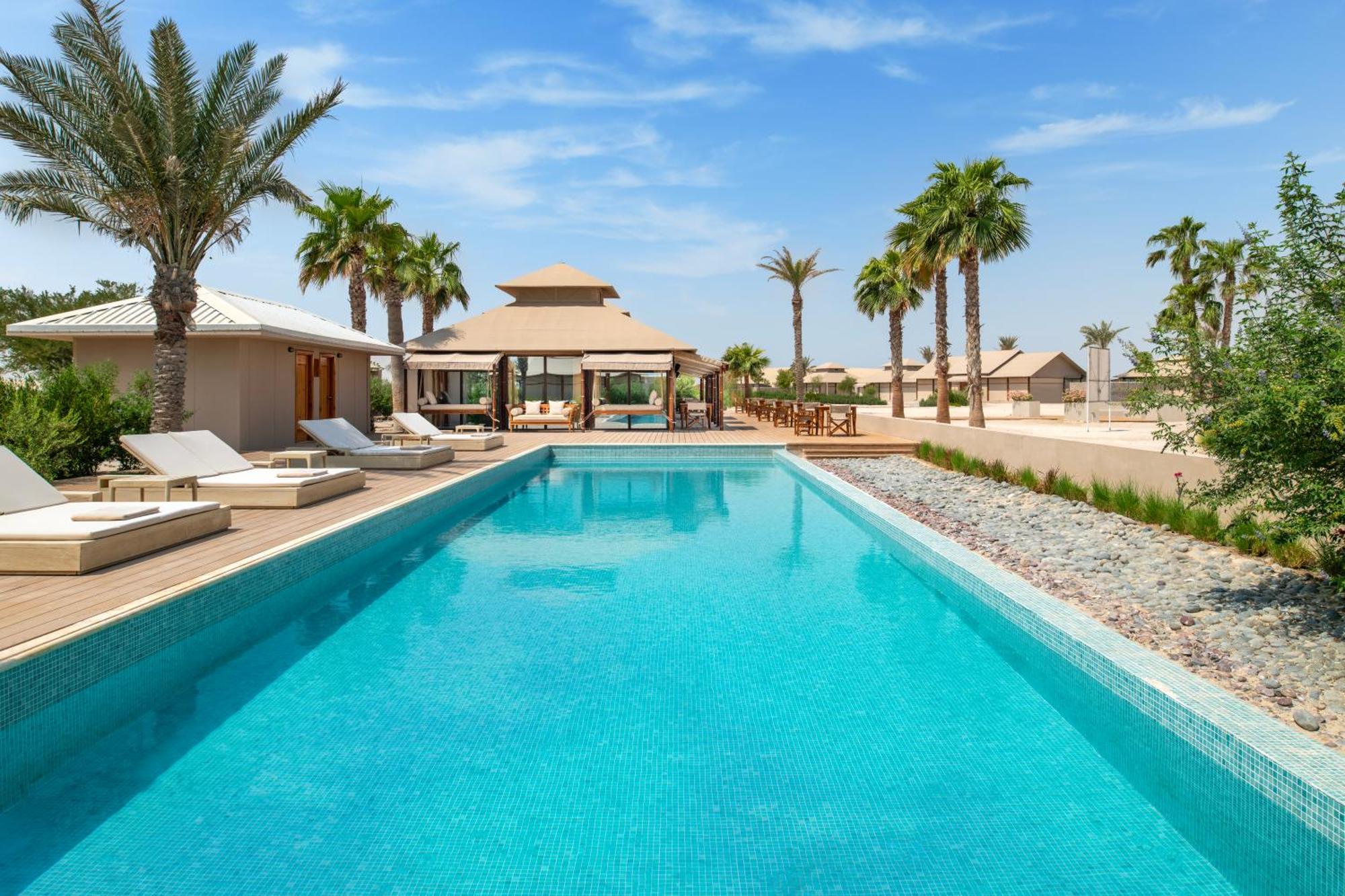 Hotel The Outpost Al Barari Camp Mesaieed Exterior foto